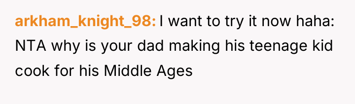 arkham_knight_98 I want to try it now haha: NTA why...