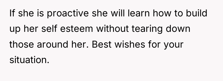 If she is proactive she will learn how to build...
