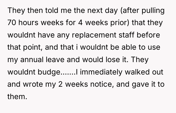 They then told me the next day (after pulling 70...