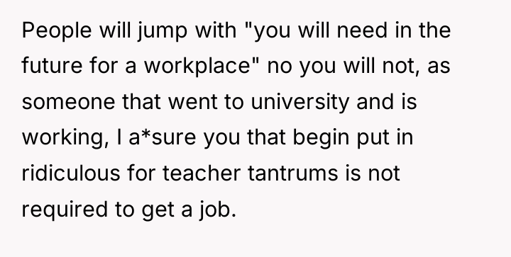 People will jump with "you will need in the future...