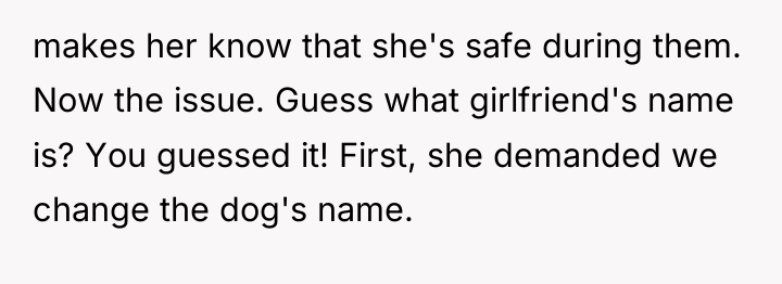 makes her know that she's safe during them. Now the...
