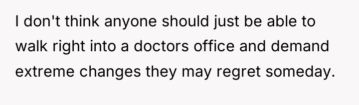 I don't think anyone should just be able to walk...