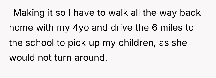 -Making it so I have to walk all the way...