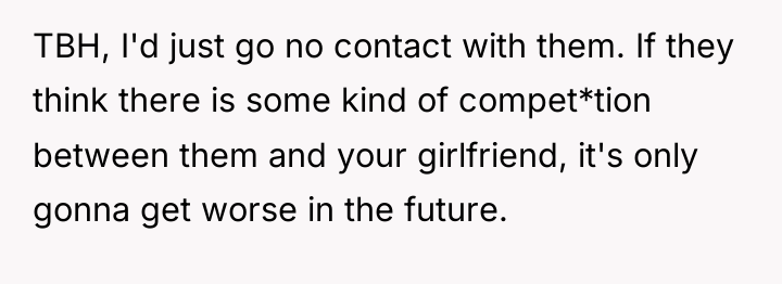 TBH, I'd just go no contact with them. If they...