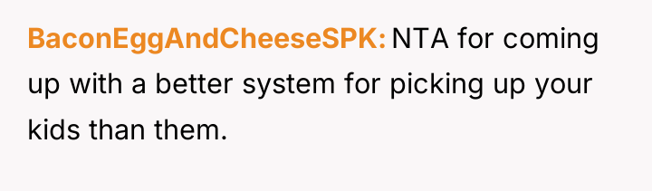 BaconEggAndCheeseSPK NTA for coming up with a better system for...