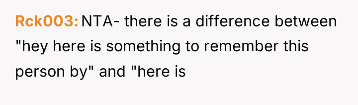Rck003 NTA- there is a difference between "hey here is...