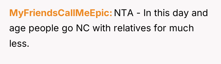 MyFriendsCallMeEpic NTA - In this day and age people go...