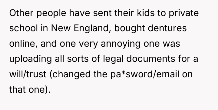 Other people have sent their kids to private school in...