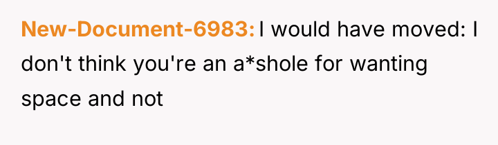 New-Document-6983 I would have moved: I don't think you're an...