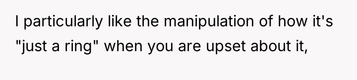 I particularly like the manipulation of how it's "just a...