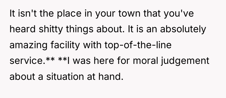 It isn't the place in your town that you've heard...