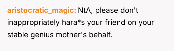 aristocratic_magic NtA, please don't inappropriately hara*s your friend on your...