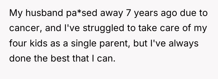 My husband pa*sed away 7 years ago due to cancer,...