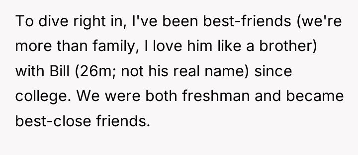 To dive right in, I've been best-friends (we're more than...