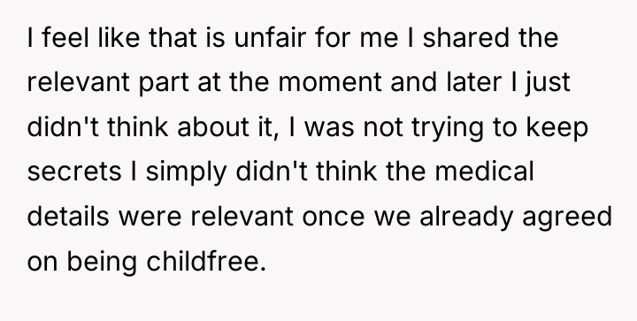 I feel like that is unfair for me I shared...
