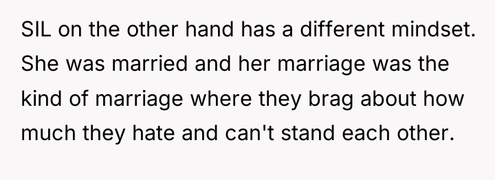 SIL on the other hand has a different mindset. She...