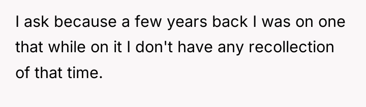 I ask because a few years back I was on...