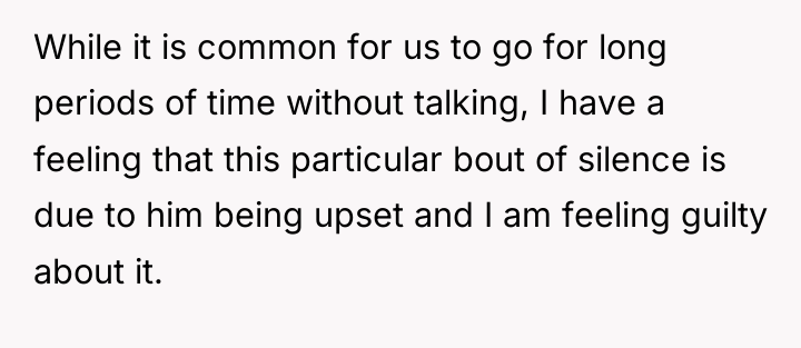 While it is common for us to go for long...