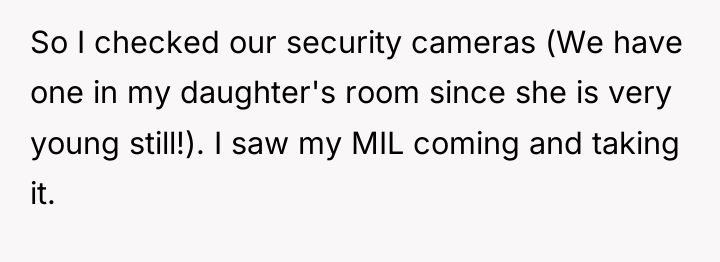 So I checked our security cameras (We have one in...