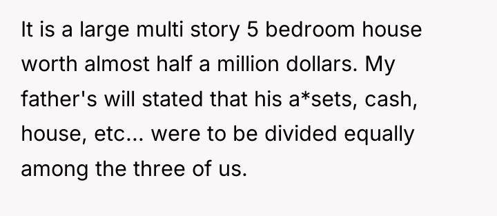 It is a large multi story 5 bedroom house worth...