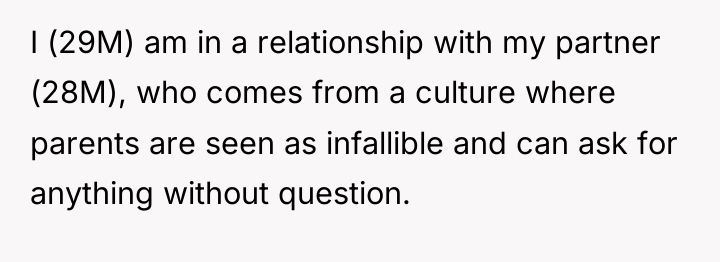 I (29M) am in a relationship with my partner (28M),...