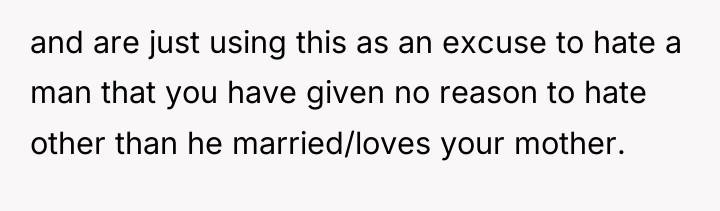 and are just using this as an excuse to hate...