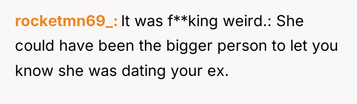 rocketmn69_ It was f**king weird.: She could have been the...
