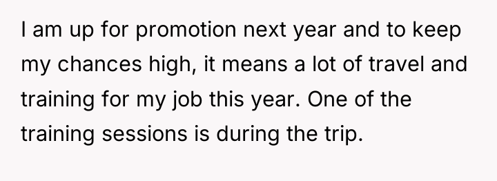 I am up for promotion next year and to keep...