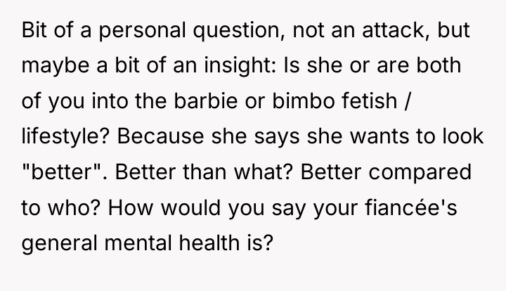 Bit of a personal question, not an attack, but maybe...
