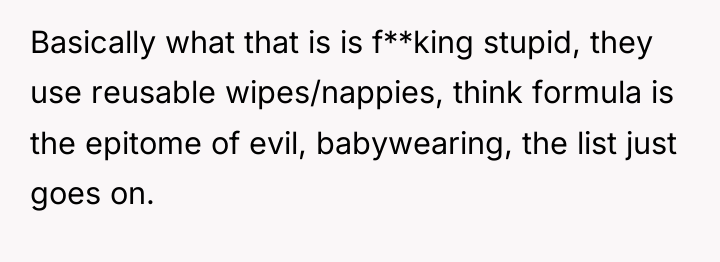 Basically what that is is f**king stupid, they use reusable...