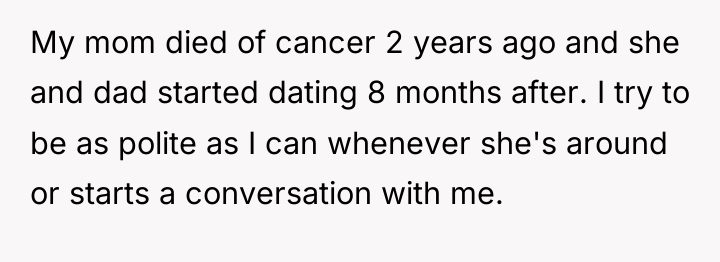My mom died of cancer 2 years ago and she...