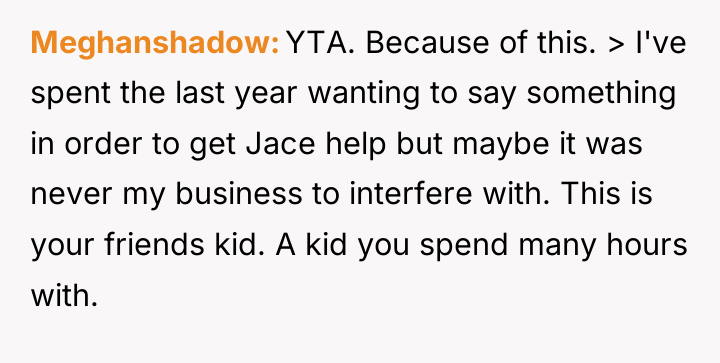 Meghanshadow YTA. Because of this. > I've spent the last...