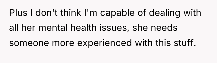 Plus I don't think I'm capable of dealing with all...