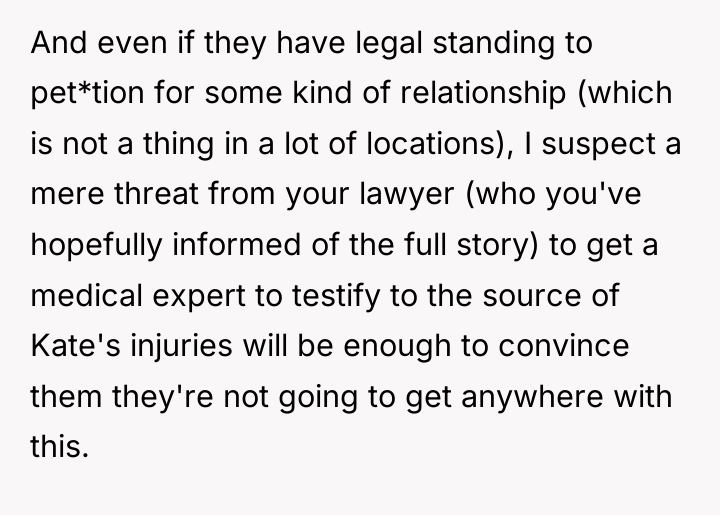 And even if they have legal standing to pet*tion for...