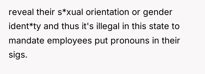 reveal their s*xual orientation or gender ident*ty and thus it's...