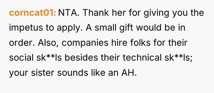 corncat01 NTA. Thank her for giving you the impetus to...