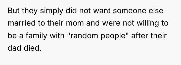 But they simply did not want someone else married to...