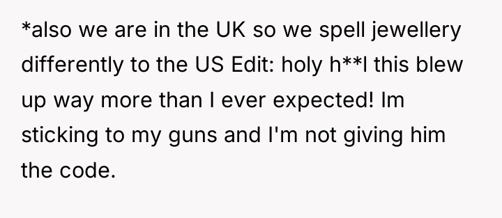 *also we are in the UK so we spell jewellery...
