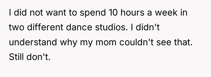 I did not want to spend 10 hours a week...