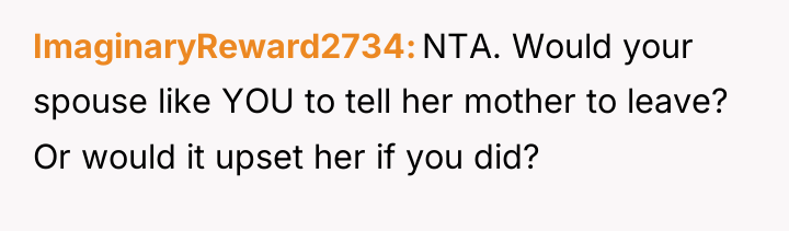 ImaginaryReward2734 NTA. Would your spouse like YOU to tell her...