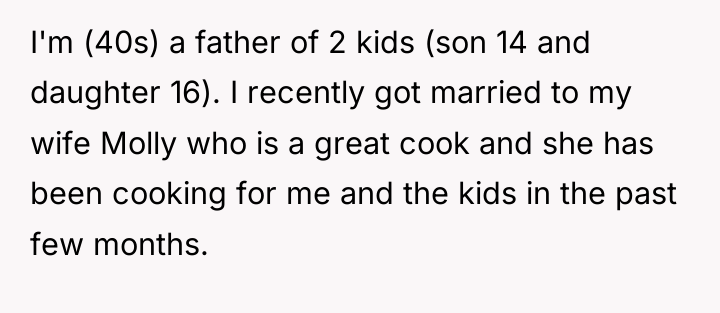 I'm (40s) a father of 2 kids (son 14 and...