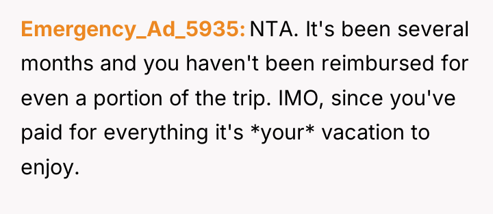Emergency_Ad_5935 NTA. It's been several months and you haven't been...