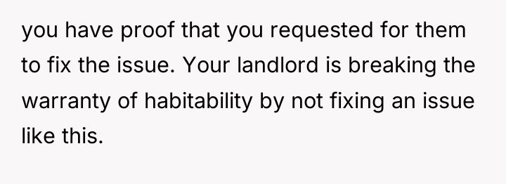 you have proof that you requested for them to fix...