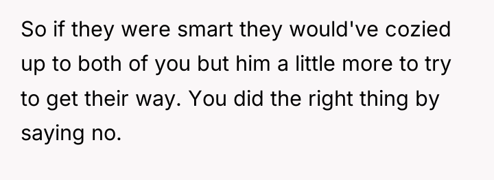 So if they were smart they would've cozied up to...
