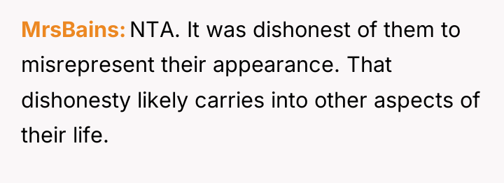 MrsBains NTA. It was dishonest of them to misrepresent their...