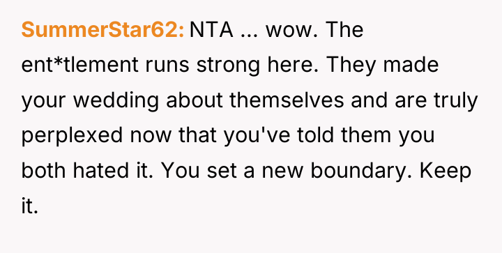 SummerStar62 NTA ... wow. The ent*tlement runs strong here. They...