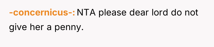 -concernicus- NTA please dear lord do not give her a...