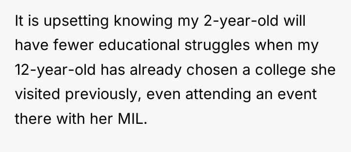 It is upsetting knowing my 2-year-old will have fewer educational...