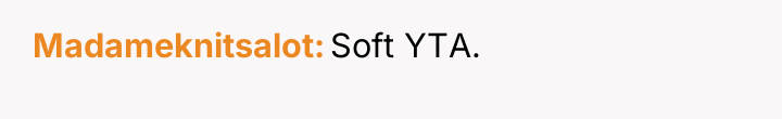 Madameknitsalot Soft YTA.