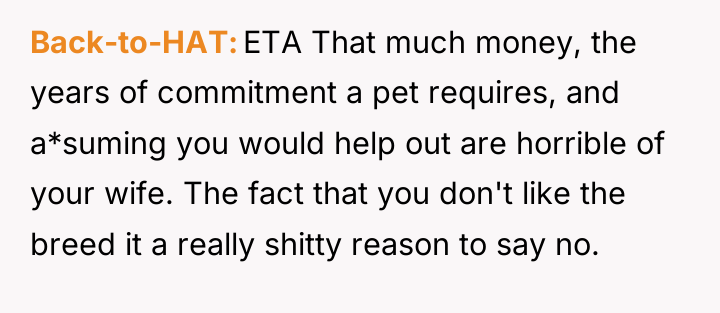 Back-to-HAT ETA That much money, the years of commitment a...